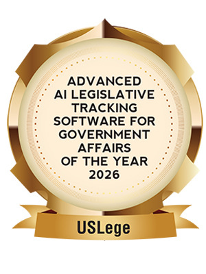 Advanced AI Legislative Tracking Software For Government Affairs of the Year 2026